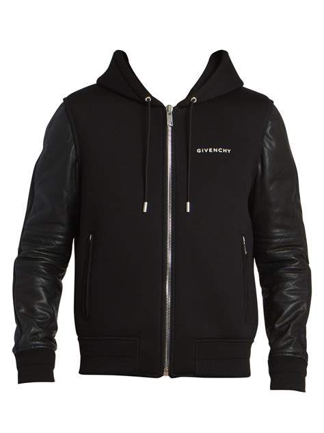 givenchy leather jacket with hood|Givenchy men's coats.